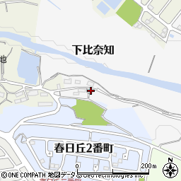 三重県名張市下比奈知1110-1周辺の地図