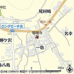 瑪瑙寺周辺の地図