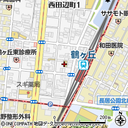 大阪府大阪市阿倍野区西田辺町2丁目2-13周辺の地図