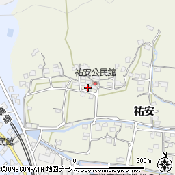 岡山県倉敷市祐安1442-3周辺の地図