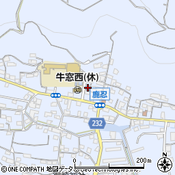 岡山県瀬戸内市牛窓町鹿忍2204-1周辺の地図