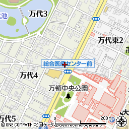 株式会社コクミン　大阪府立病院前店周辺の地図
