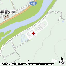 矢掛町役場　矢掛浄化センター周辺の地図