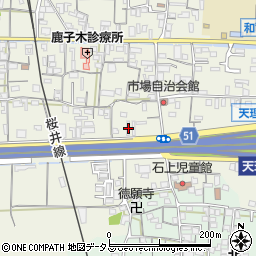 奈良県天理市櫟本町363周辺の地図
