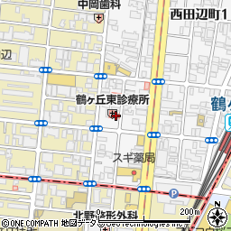 鶴ヶ丘東診療所周辺の地図