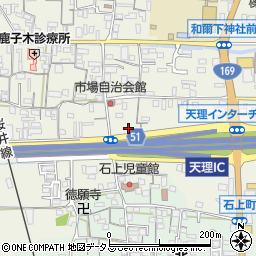 奈良県天理市櫟本町3090周辺の地図