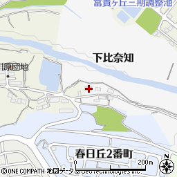 三重県名張市下比奈知1117周辺の地図