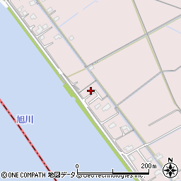 岡山県岡山市中区江崎599-8周辺の地図