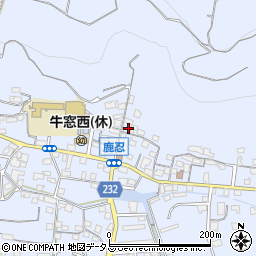 岡山県瀬戸内市牛窓町鹿忍1112周辺の地図