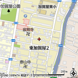 大阪府大阪市住之江区東加賀屋周辺の地図