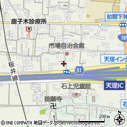 奈良県天理市櫟本町370周辺の地図