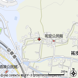 岡山県倉敷市祐安1424-3周辺の地図