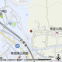 岡山県倉敷市祐安1393-1周辺の地図