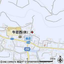 岡山県瀬戸内市牛窓町鹿忍1113周辺の地図