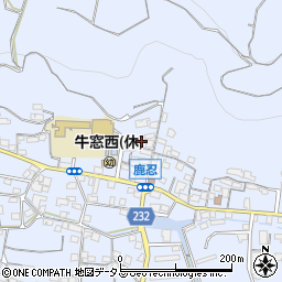 岡山県瀬戸内市牛窓町鹿忍2199周辺の地図