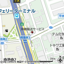 沖縄輸送サービス大阪支店周辺の地図