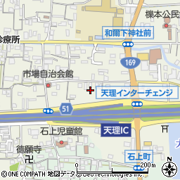 奈良県天理市櫟本町3109周辺の地図