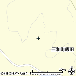 広島県三次市三和町飯田205周辺の地図