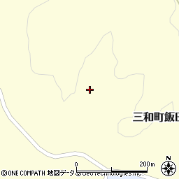 広島県三次市三和町飯田216周辺の地図