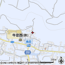 岡山県瀬戸内市牛窓町鹿忍1115周辺の地図