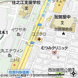 ユニクロ住之江店周辺の地図