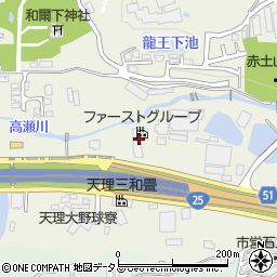 奈良県天理市櫟本町3171周辺の地図