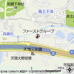 奈良県天理市櫟本町3172周辺の地図
