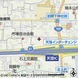 奈良県天理市櫟本町3106周辺の地図