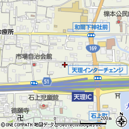 奈良県天理市櫟本町3107周辺の地図