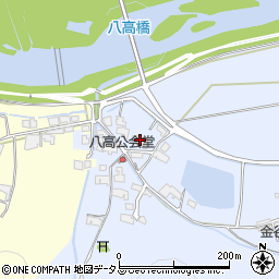 岡山県倉敷市真備町服部90周辺の地図