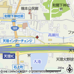 奈良県天理市櫟本町3128周辺の地図