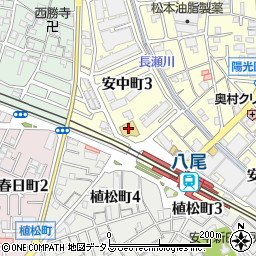 大阪シティ信用金庫ＪＲ八尾駅前支店周辺の地図