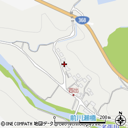 三重県名張市上比奈知291周辺の地図