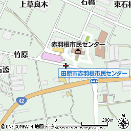 愛知県田原市赤羽根町赤土周辺の地図
