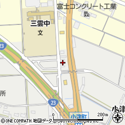 サイクルハウスミヤタ小津店周辺の地図