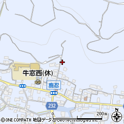 岡山県瀬戸内市牛窓町鹿忍1116周辺の地図