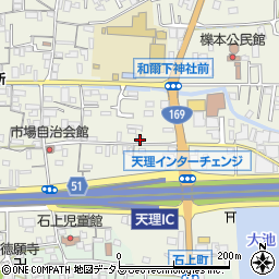 奈良県天理市櫟本町3033周辺の地図