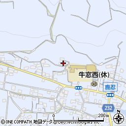 岡山県瀬戸内市牛窓町鹿忍2138-2周辺の地図