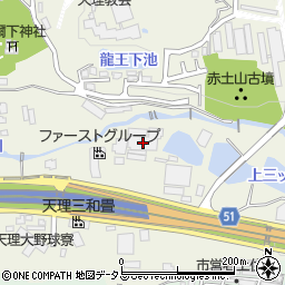 奈良県天理市櫟本町3184周辺の地図
