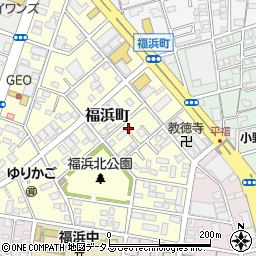 グローリー周辺の地図