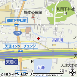 奈良県天理市櫟本町3008周辺の地図