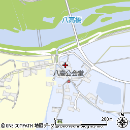 岡山県倉敷市真備町服部93周辺の地図