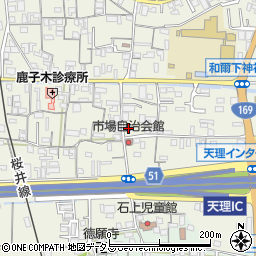 奈良県天理市櫟本町3074周辺の地図