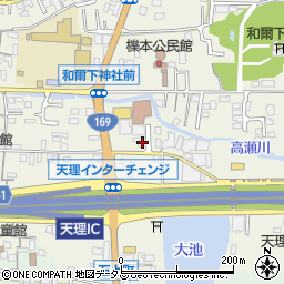 奈良県天理市櫟本町3012周辺の地図