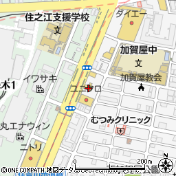 鎌倉パスタ 北加賀屋店周辺の地図