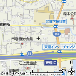 奈良県天理市櫟本町3044周辺の地図