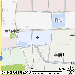 奈良県生駒郡斑鳩町幸前周辺の地図