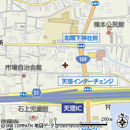 奈良県天理市櫟本町3032周辺の地図