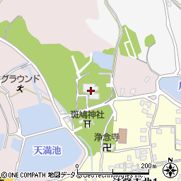 町営火葬場周辺の地図
