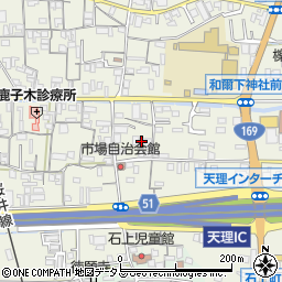 奈良県天理市櫟本町3058周辺の地図
